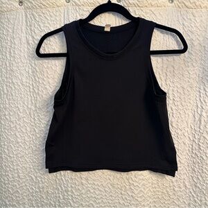 lululemon athletica Black Crop Top Size 2